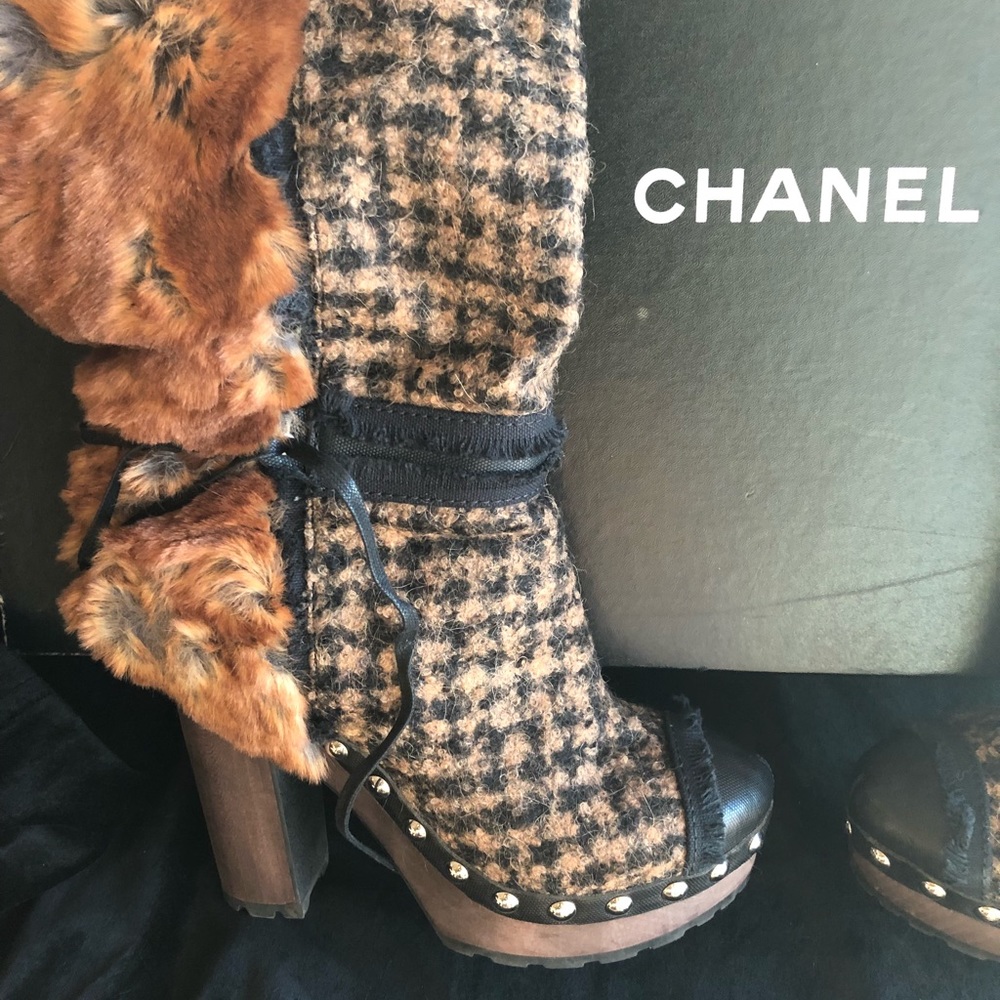 Authentic CHANEL RUNWAY Boots